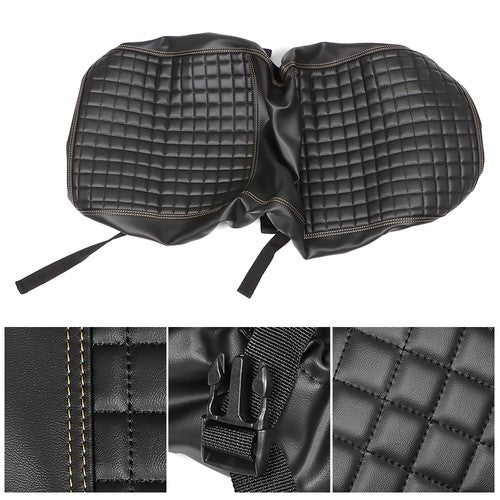DURAFORCE Black Rear Seat Cover Kit Golf Carts For Club Car/E-Z-Go/Yamaha Universal Size