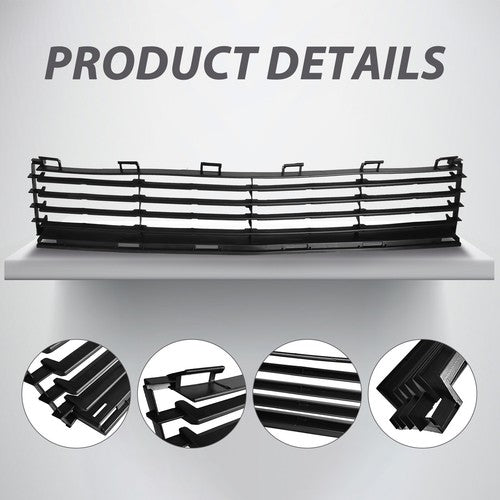 DURAFORCE Front Lower Grille & Pair Fog Light Covers W/ Hole For Toyota Prius 2004-2009