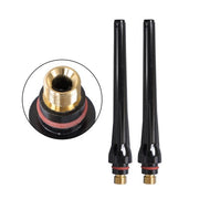 DURAFORCE TIG Welding Torch Kit - Alumina Nozzle, Collets, Stubby Gas Lens 123 Pcs