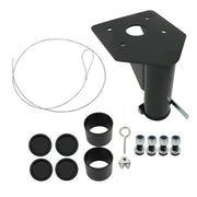 DURAFORCE Wheel Adapter Hitch to Gooseneck Fifth (5th) Adjustable Forward Offset 12"-17"