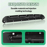DURAFORCE Front Upper Hood Bulge Molding Trim Matte Black for Toyota Tundra 14-21
