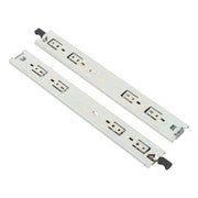 DURAFORCE 1 Pair of 18" Locking Drawer Slides Full Extension & Lock 150 lb Load Capacity