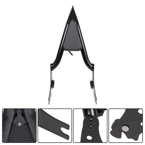 DURAFORCE Detachable Rear Passenger Sissy Bar Backrest For Sportster 1200 883 2004-2023