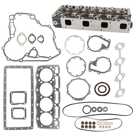 DURAFORCE Complete Cylinder Head & Full Gasket Kit For Kubota V1505 V1505 V1505T V1505E
