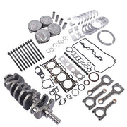 DURAFORCE Crankshaft Con Rod Gasket Set Pistons Bearing Screw Kit for Hyundai Sonata 2.0L