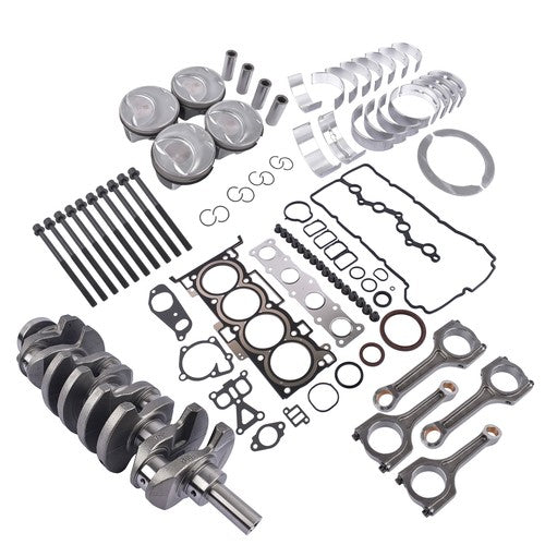 DURAFORCE Crankshaft Con Rod Gasket Set Pistons Bearing Screw Kit for Hyundai Sonata 2.0L