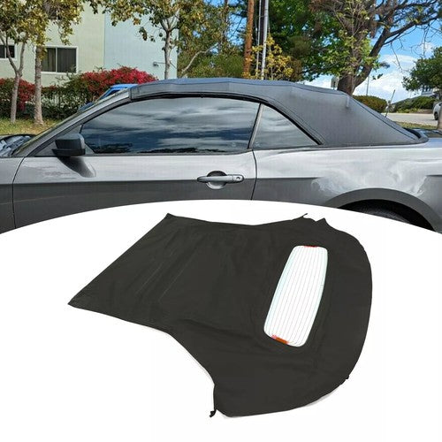 DURAFORCE For Ford Mustang 2005-2014 Convertible Top Soft & Heated Glass Window Sailcloth