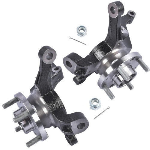 DURAFORCE Pair Steering Knuckle Left & Right for Chevy Aveo Aveo5 Pontiac G3 1.6L L4 04-11