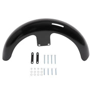 DURAFORCE For Harley Touring Road Glide Custom Baggers 19" Wheel Wrap Front Fender Black