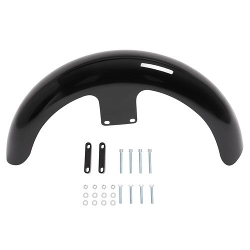 DURAFORCE For Harley Touring Road Glide Custom Baggers 19" Wheel Wrap Front Fender Black