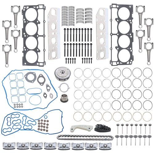 DURAFORCE For Dodge Durango 09-15 Engine Rebuild Piston Gasket Rods Timing Kit HS26284PT-1