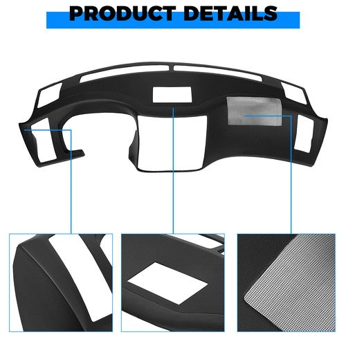 Black Painted Dash Cover Dash Cap with Glue for 2006-2008 Infiniti FX35