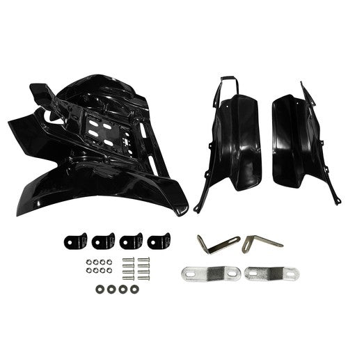 Part Number TRX250R Fender Set For Honda 86 87 88 89 TRX 250R Black Front Rear Plastics