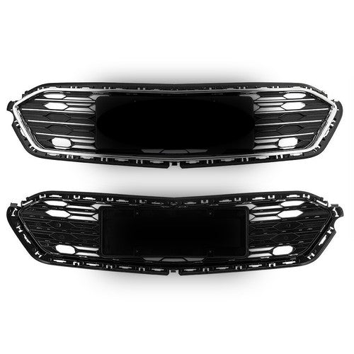 DURAFORCE Front Upper Middle Lower Grille For Chevrolet Cruze 2016 2017 2018 Chrome New