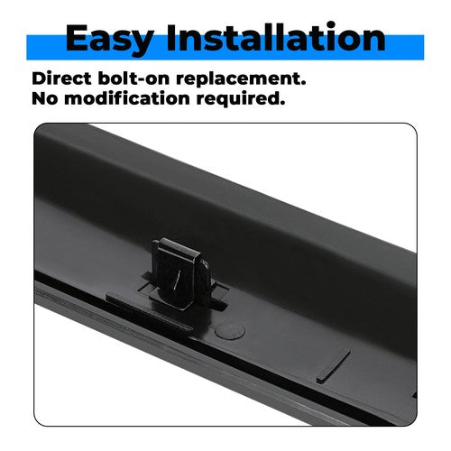Black Front Hood Molding Trim for 07-13 GMC Sierra 1500 2500HD 3500 HD