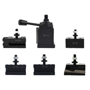 DURAFORCE 6- 12" AXA 250-111 Wedge Type Quick Change Tool Post Holder Set For Lathe 6Pcs