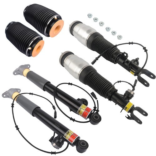 DURAFORCE Fit for Hyundai Equus 2011-2016 Shock Absorber Struts + Air Spring Bags Set of 6