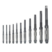 DURAFORCE Adjustable 11Pcs Hand Reamers A-K, H4-H14, 15/32 to 1-1/2, HSS 6 Blades