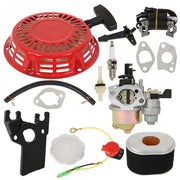 DURAFORCE Fit For Honda GX160 GX200 5.5 hp Carburetor Ignition Coil Air Filter Tune Up Kit