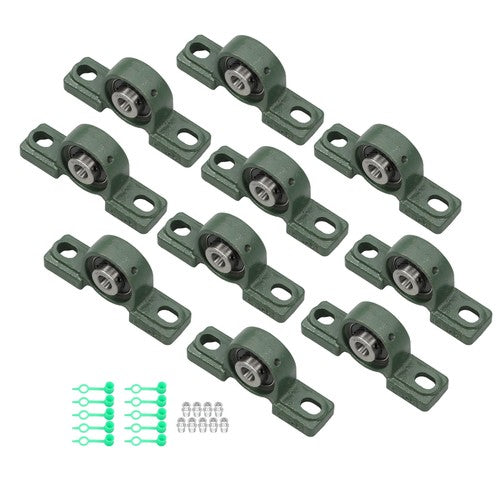 DURAFORCE UCP201-8 Premium Quality Self-Align Pillow Block Bearing 1/2" Bore 10 Pack