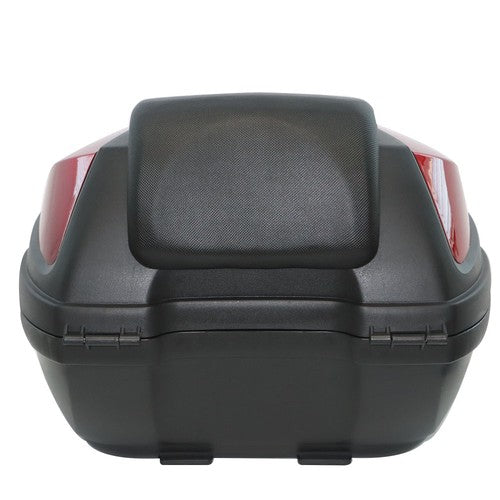 DURAFORCE 32L Red Motorcycle Tour Tail Box Top LockStorage Carrier Luggage Scooter Trunk