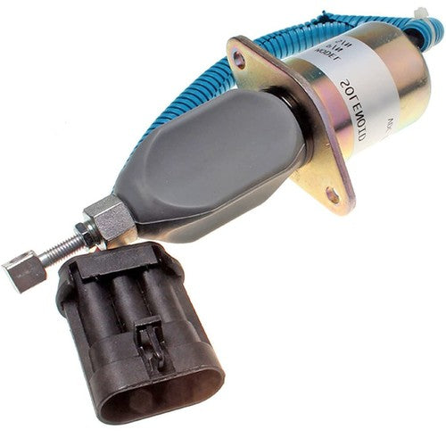 DURAFORCE Fuel Shutoff Solenoid Valve SA-4981 12V For 94-98 Dodge 5.9L Cummins Woodward