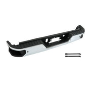 DURAFORCE Steel Chrome Rear Bumper With Sensor Holes For Silverado/Sierra 1500 2019-2023