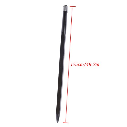 DURAFORCE For Tractor 2PCS 49" Square Hay Spike Bale Spear Wide Tine Spike Skid Conus
