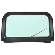 DURAFORCE For 2008-2014 Polaris RZR 570, 800, XP 900 Full Glass Windshield w/ Wiper Black