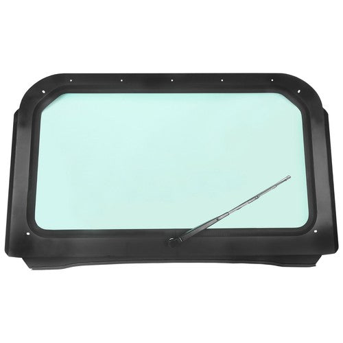 DURAFORCE For 2008-2014 Polaris RZR 570, 800, XP 900 Full Glass Windshield w/ Wiper Black