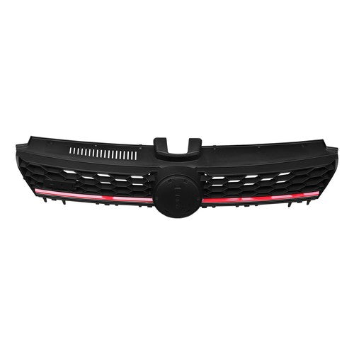 FOR 2015 2016 VW Volkswagen MK7 GOLF/GTI FRONT GRILLE - BLACK W/ RED TRIM