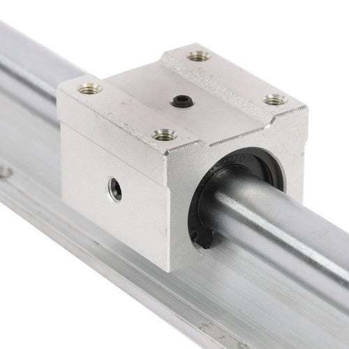 DURAFORCE 2PCS SBR16-800mm Linear Bearings & 4 PCS SBR16UU Carriage Bearing Blocks New