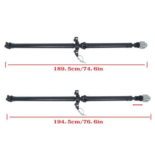 DURAFORCE Rear Driveshaft Prop Shaft Assembly Fit For Ford Escape 08-12 Mercury Hybrid 4WD