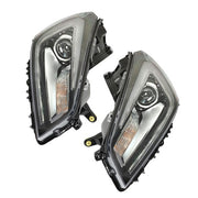 DURAFORCE Headlight For GMC Acadia 2013-2015 16 Driver&Passenger Halogen w/LED Tube Black