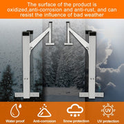 DURAFORCE For Enclosed/Open Trailer 4'-8.5' Universal Adjustable Roof Mount Ladder Rack
