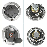 DURAFORCE NEW Ignition Switch Lock Gas Cap Cover Set For Kawasaki Ninja 250R EX250J 08-12
