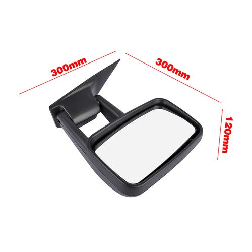 DURAFORCE Textured Black Right Manual Mirror for Freightliner Sprinter 2500 3500 2.7 02-06