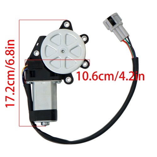 DURAFORCE 742-507 NEW Front Left Power Window Motor For Nissan Pathfinder 2003-2004