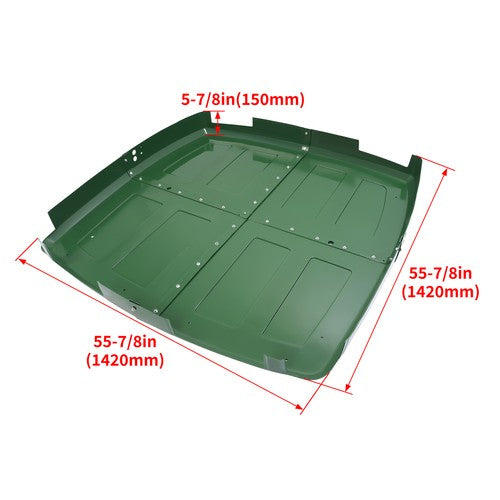 RE67856 ABS Cab Roof For John Deere 7200 7210 7400 7410 7510 7600 7610 7710
