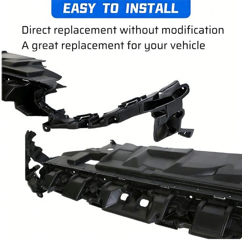 DURAFORCE For 15-18 FORD FOCUS Front Bumper Cover Support Mounting Kit Bracket F1EZ17C897C
