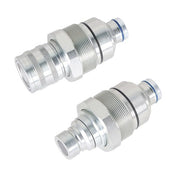 DURAFORCE Male Female Flat Face Coupler Kit For Bobcat Loader Excavator 7246790 6667807