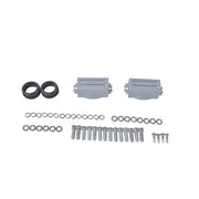 DURAFORCE 3-11/16" Tall Finned Aluminum Valve Covers Fits Chevy Big Block 396 402 427 454