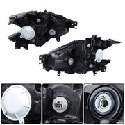 DURAFORCE For Nissan Maxima 2009-2014 LH+RH Headlight Headlamps Clear w/Sport Pkg HID Type