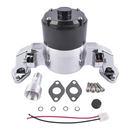 DURAFORCE New Aluminum Chrome High Flow Electric Water Pump for BBC 396 454 427 V8 8020C
