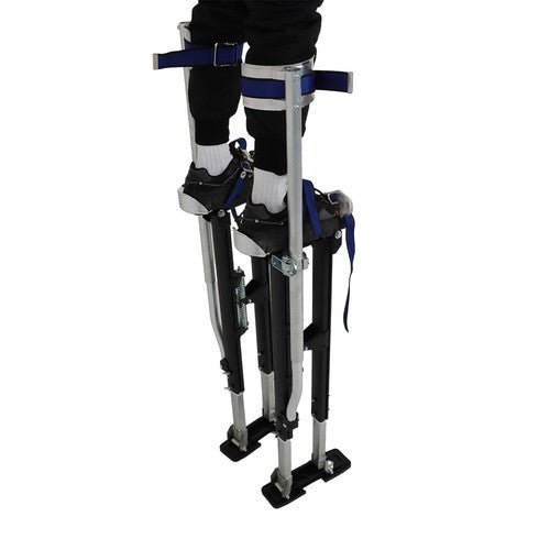 DURAFORCE Drywall Stilts 36" - 48" Adjustable Aluminum Alloy For Painting Electrical Stilt