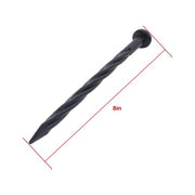 DURAFORCE Garden Spiral Landscape Spikes 70PCS 8 Inch Plastic Landscape Anchoring Spikes