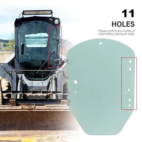 DURAFORCE For #T312628 John Deere Skid Steer & Track Loader 323D 323E 333D 333E Door Glass