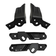 DURAFORCE Front Bumper Upper+Lower Grill&Fog Light Set&Trim Set For Ford Focus 2015-2018