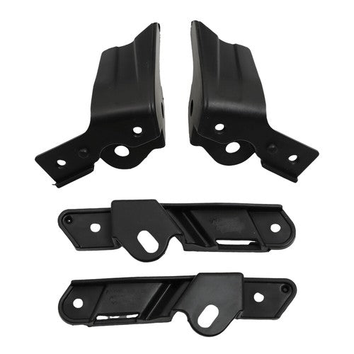 DURAFORCE Front Bumper Upper+Lower Grill&Fog Light Set&Trim Set For Ford Focus 2015-2018