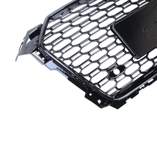 DURAFORCE Gloss Black Front Bumper Grille Honeycomb Grill for Audi A5 B9 S5 F5 2017-2019